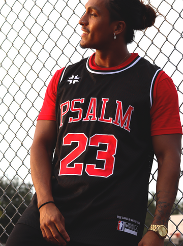 Psalm 23 Basketball Jersey-