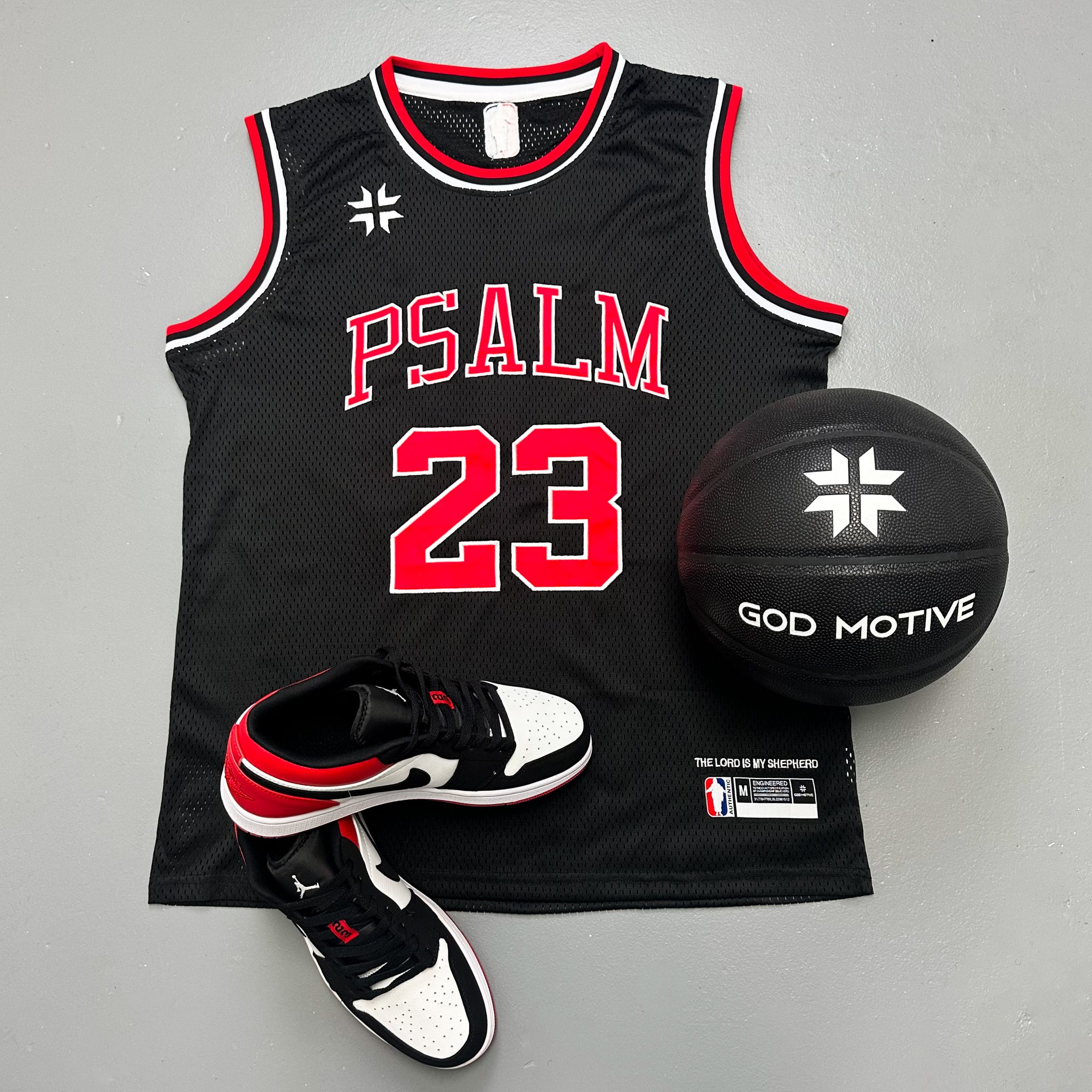 Psalm 23 Basketball Jersey